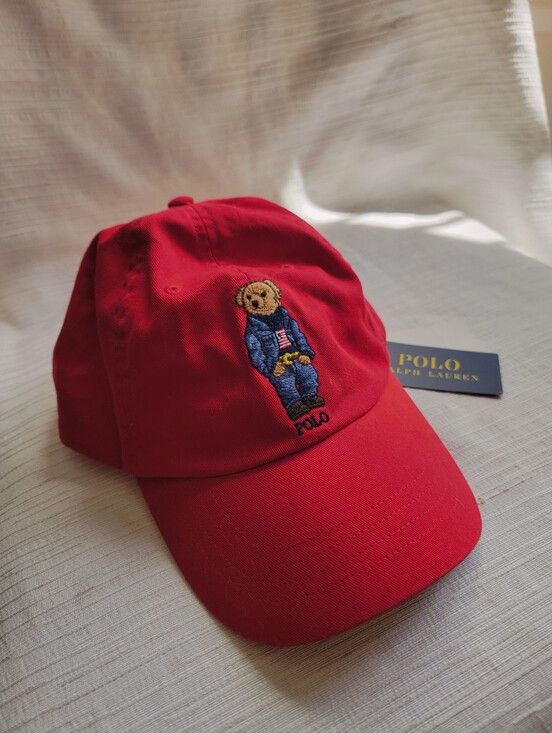 Polo Ralph Lauren Accessories - NWT Polo Ralph Lauren Polo Bear Cap Hat Red OS